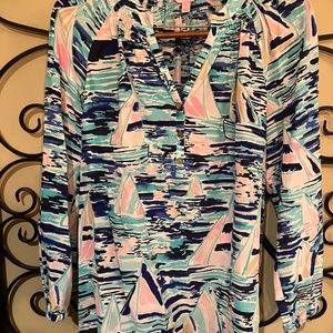 Lilly Pulitzer Silk Ladies Top
